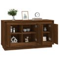 vidaXL Komoda hnedý dub 102x35x55 cm spracované drevo