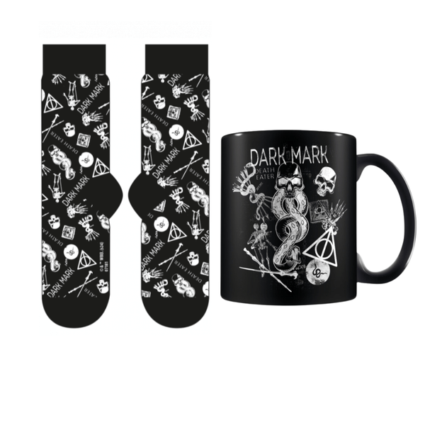 Darčeková sada Harry Potter - Hrnček a ponožky Znamenie zla