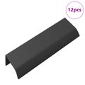 vidaXL rukoväť 12 ks Čierna 120 x 39.6 x 17 mm Hliník