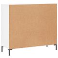 vidaXL Komoda biela 90x34x80 cm kompozitné drevo
