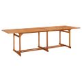 vidaXL Záhradný jedálenský stôl 280x90x75 cm masívne akáciové drevo