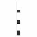 vidaXL Regál na časopisy Čierny dub 43 x 11 x 102 cm Kompozitné drevo