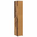 vidaXL Highboard Staré drevo 30 x 41 x 185 cm Kompozitné drevo