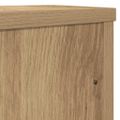 vidaXL Stojany na rastliny 2 ks dub artisan 20x20x30 cm kompoz. drevo
