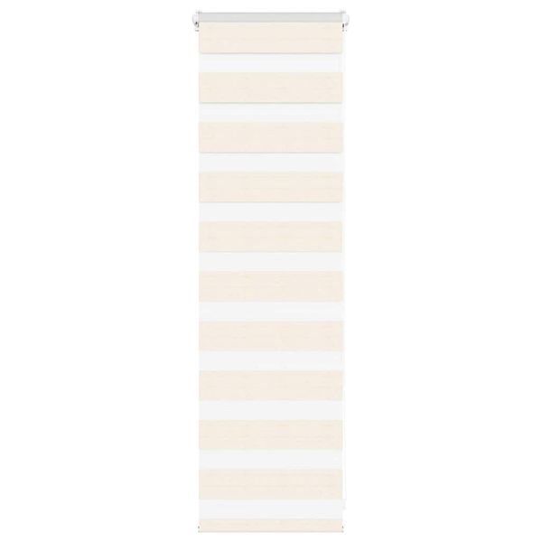 vidaXL Zebra roleta 40x100 cm šírka látky 35,9 cm polyester