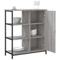 vidaXL Komoda sivá sonoma 70x30x80 cm kompozitné drevo
