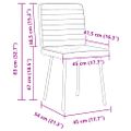 vidaXL Jedálenské stoličky 4 ks tmavosivé zamatové