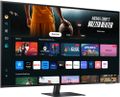 Samsung Smart Monitor M70D, 43", VA, 4K UHD, 60 Hz, 4 ms, čierny, 2R LED monitor, 43", VA, 3840×2160, 16:9, 4 ms, 300 cd/m2, 5000:1, 3× USB, USB-C, 2× HDMI, Wi-Fi, Bluetooth, energetická trieda G, čierny