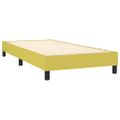 vidaXL Boxspring posteľ s matracom zelená 100x200 cm látka