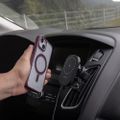 Maxlife car holder for air vent MXCH-16 magnetic with wireless charging black 15W