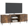 vidaXL TV skrinka 150 x 31 x 50 cm Dymový dub Kompozitné drevo