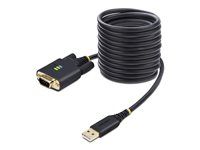 Rugged TPE Construction (1P10FFC-USB-SERIAL) - USB / sériový kábel - USB (M) do DB-9 (M) - 3 m - čierna
