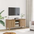 vidaXL TV skrinka dub artisan 102x35x50 cm spracované drevo