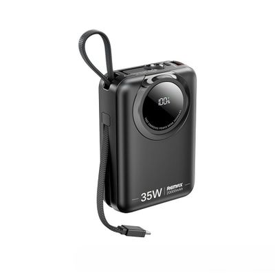 POWERBANK REMAX SCUBA SERIES 20000mAh RPP-73 35W WITH CABLES BLACK