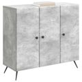 vidaXL Servírovacia skriňa Betónovo sivá 89 x 34,5 x 80 cm
