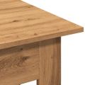 vidaXL Konferenčný stolík dub artisan 105x55x42 cm kompozitné drevo