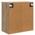 vidaXL Nástenná skrinka 59 x 31 x 64 cm Kompozitné drevo Dub artisan