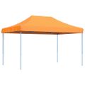 vidaXL Skladací pop-up párty stan oranžový 440x292x315 cm