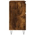 vidaXL Komoda dymový dub 60x35x70 cm spracované drevo