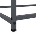 vidaXL Komoda antracitová 100,5x39x107 cm oceľ