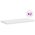 vidaXL Rozkladacia denná posteľ s matracmi modrá 80x200 cm zamat