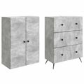vidaXL Sada skríň 2 ks 66 x 34,5 x 90 cm Kompozitné drevo
