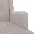 vidaXL Hojdacie kreslo Svetlosivá 62 x 80 x 85 cm Bouclé