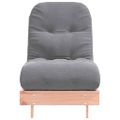 vidaXL Rozkladacia futonová pohovka s matracom 60x206x11cm mas. daglas