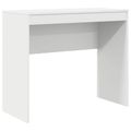vidaXL Stôl Biela 135,5 x 40 x 127 cm 2 ks