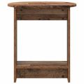 vidaXL Bočný stôl Staré drevo 50 x 39,5 x 55 cm Kompozitné drevo