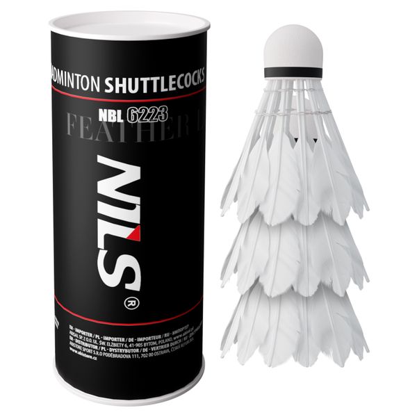Badmintonové loptičky NILS NBL6223 s LED 3 ks