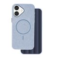 Trblietavé tenké Mag puzdro pre iPhone 16 6,1" modrá