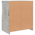 vidaXL Komoda s LED svetlami betónovo sivá 60,5x37x67 cm