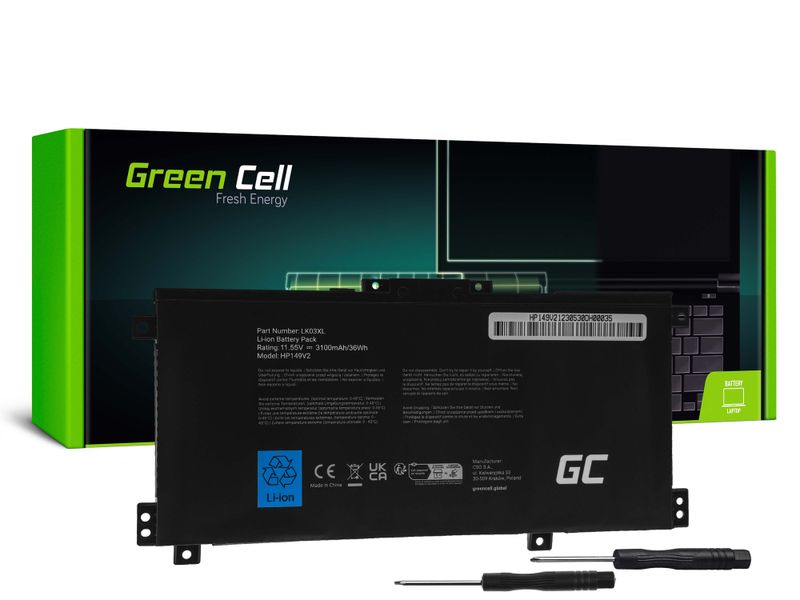 Green Cell HP149V2 batéria pre HP Envy x360 15-BP 15-BP000 15-BP100 15-CN 17-AE 17-BW