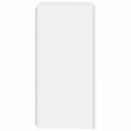 vidaXL TV nástenné skrinky s LED svetlami 2 ks biele 30,5x35x70 cm