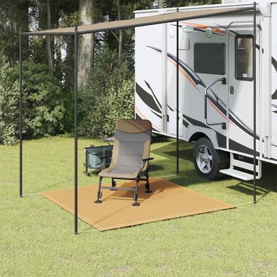 vidaXL Koberec do stanu pieskový 250x250 cm HDPE