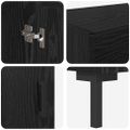 vidaXL Highboard 2 ks Čierny dub 69,5 x 34 x 180 cm Kompozitné drevo