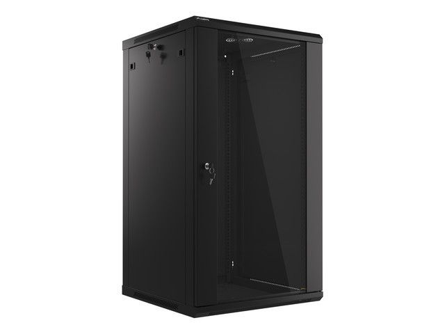 LANBERG 19'' RACKOVÁ SKRIŇA PRO MONTÁŽ NA STENU 22U/600X600 (FLAT PACK) ČIERNA V2
