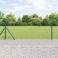 vidaXL Hexagonálne oplotenie s betónovým podstavcom 10 x 0,6 m Zelená