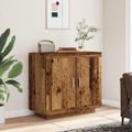 vidaXL Komoda staré drevo 80x40x75 cm kompozitné drevo