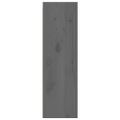 vidaXL Nástenná skrinka sivá 30x30x100 cm masívne borovicové drevo