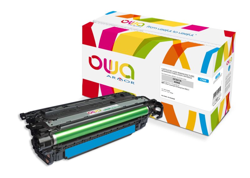 OWA Armor toner kompatibilný HP CF331A, 15000st, modrá/cyan