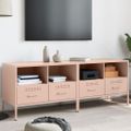 vidaXL TV skrinky 2 ks ružové 68x39x50,5 cm oceľ