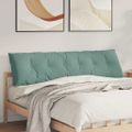 vidaXL Poduška na chrbát Morská zelená 180 x 50 cm Kordúrová tkanina