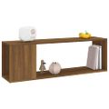 vidaXL TV skrinka hnedý dub 100x24x32 cm spracované drevo