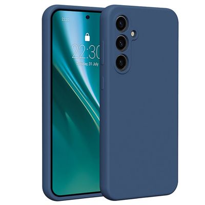 Etteri silikónové puzdro pre Samsung Galaxy S23 FE tmavomodrá
