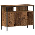vidaXL Kúpeľňové umývadlové jednotky 3 ks Hnedá 80 x 30 x 60 cm