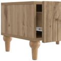 vidaXL TV skrinka 147 x 34,5 x 30 cm Dub artisan Kompozitné drevo