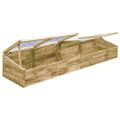 vidaXL Skleníky 2 ks impregnovaná borovica 200x50x35 cm