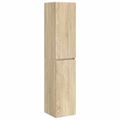 vidaXL Sada kúpeľňového nábytku 3 ks Dub sonoma 33 x 34,5 x 160 cm